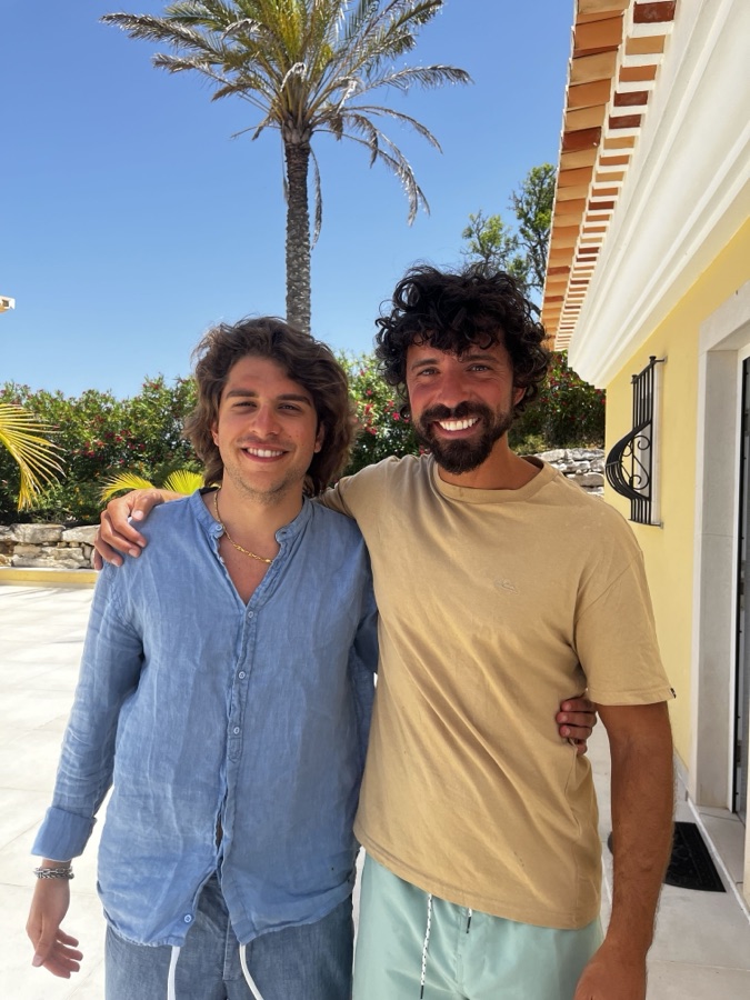 Davide Tomaso insieme a Sol Livio